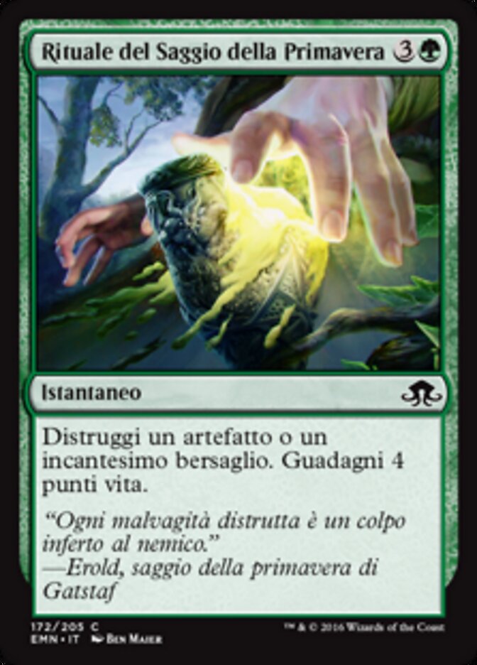Rituale del Saggio della Primavera