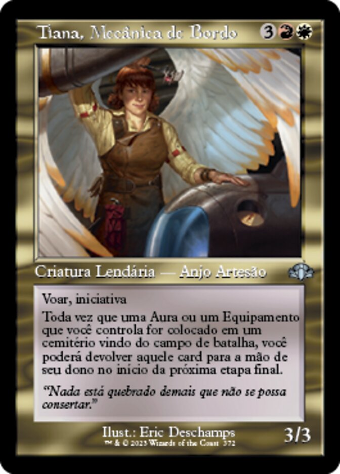 Tiana, Mecânica de Bordo