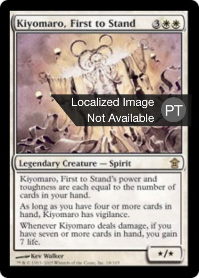 Kiyomaro, O Primeiro a Resistir