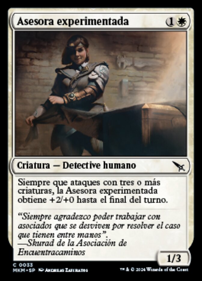 Asesora experimentada