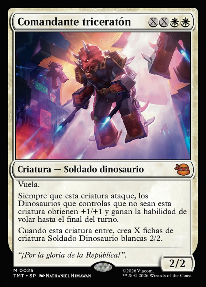 Comandante triceratón