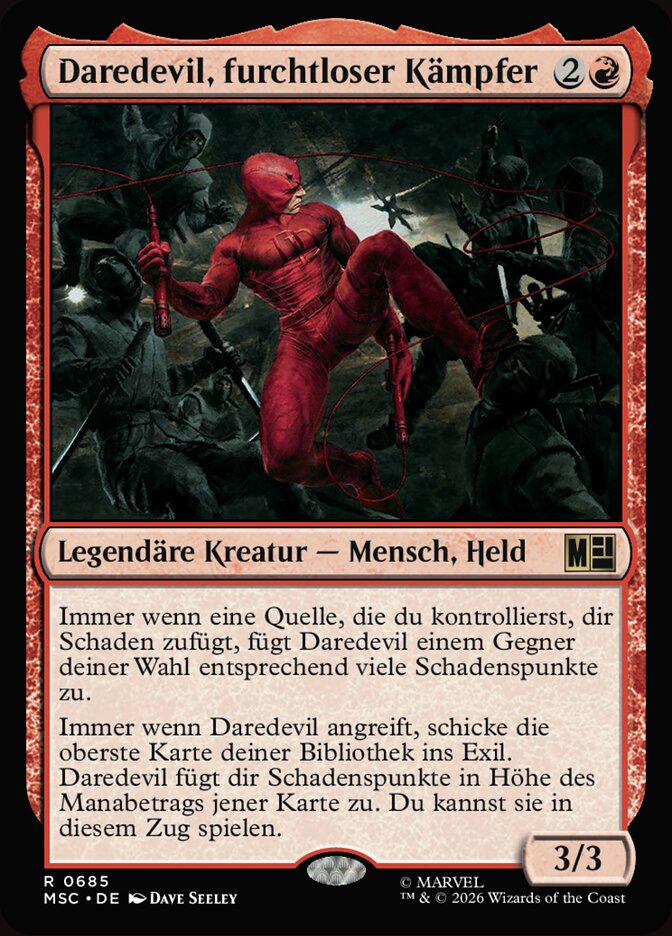 Daredevil, furchtloser Kämpfer