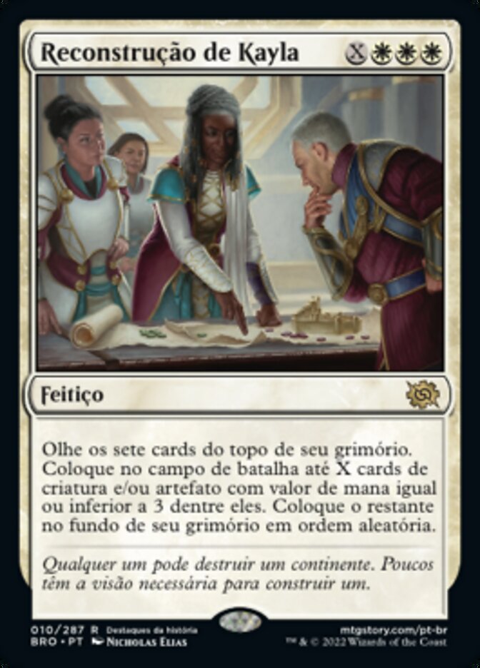 Reconstrução de Kayla