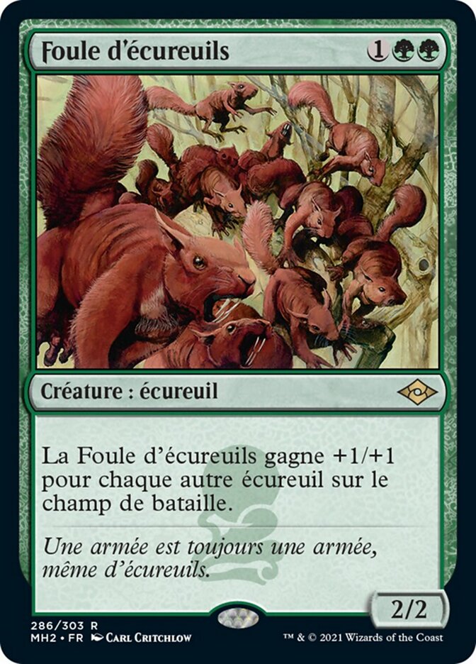 Foule d'écureuils