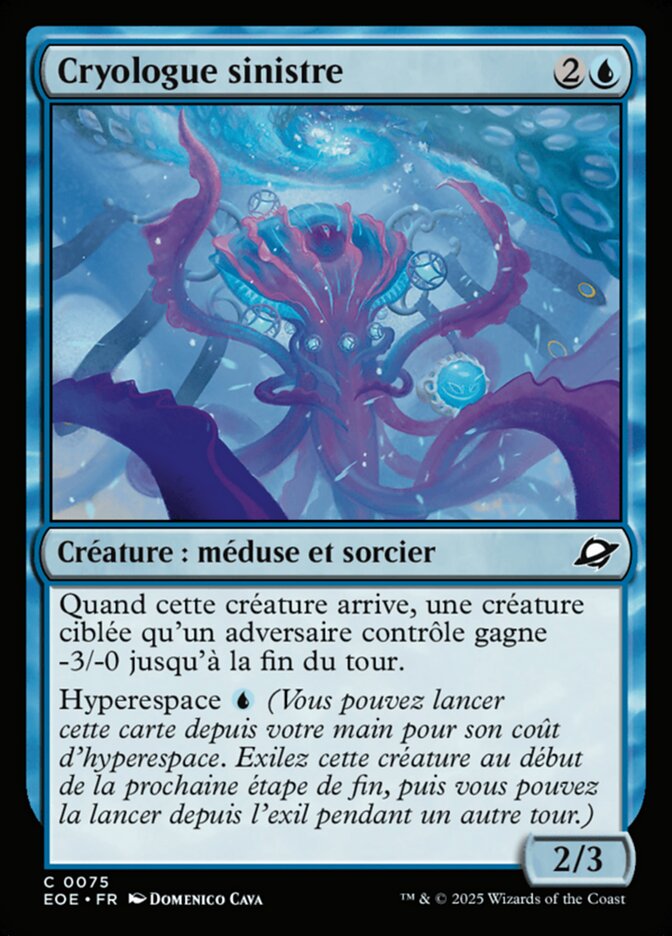 Cryologue sinistre