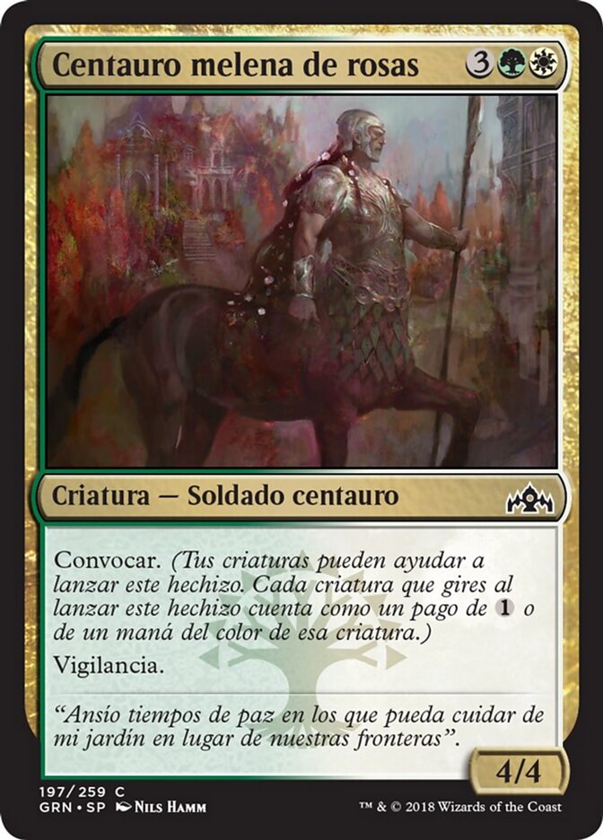 Centauro melena de rosas
