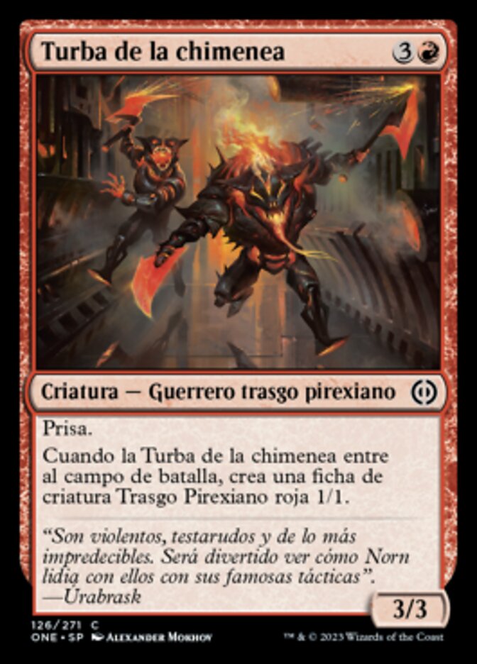 Turba de la chimenea