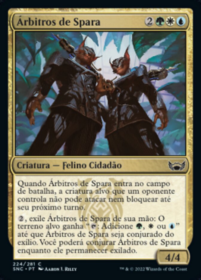 Árbitros de Spara