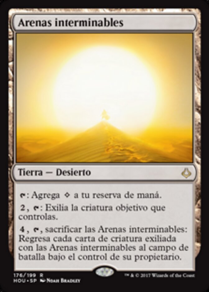 Arenas interminables