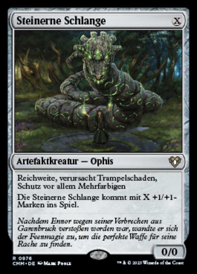 Steinerne Schlange