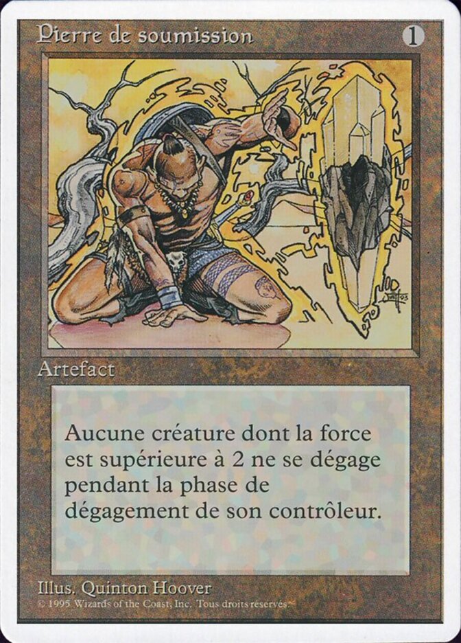 Pierre de soumission