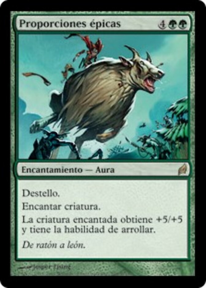 Proporciones épicas