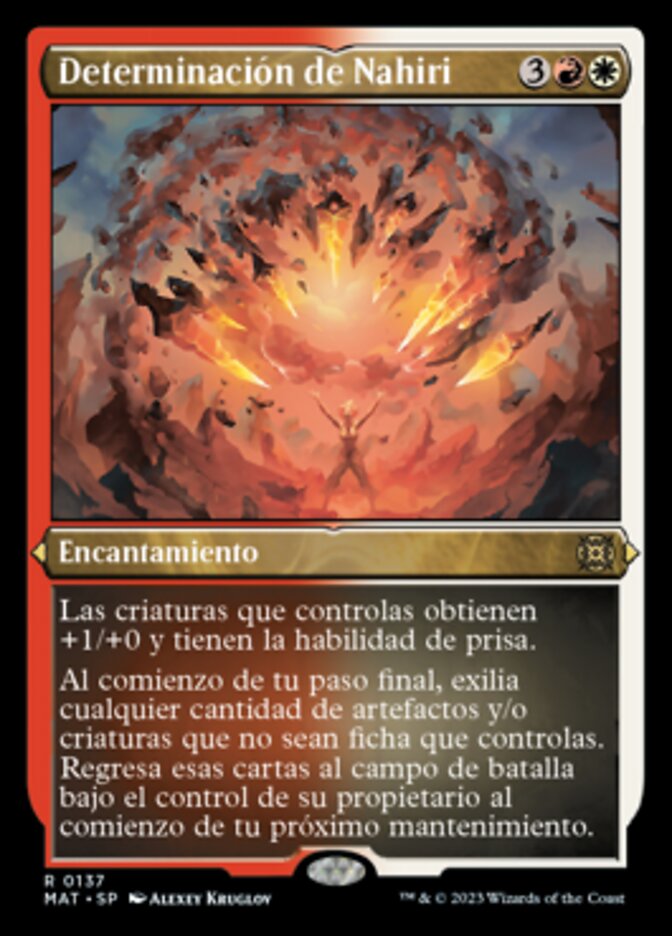 Determinación de Nahiri