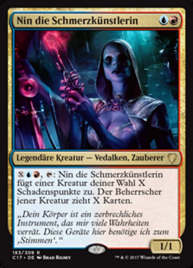 Nin die Schmerzkünstlerin