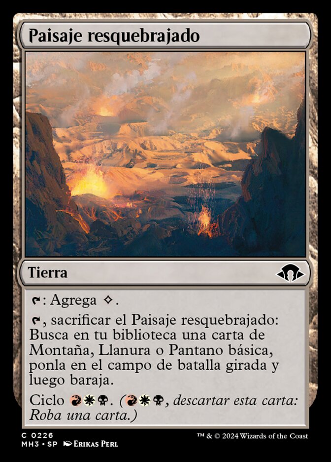 Paisaje resquebrajado