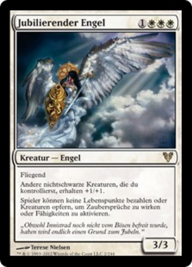 Jubilierender Engel