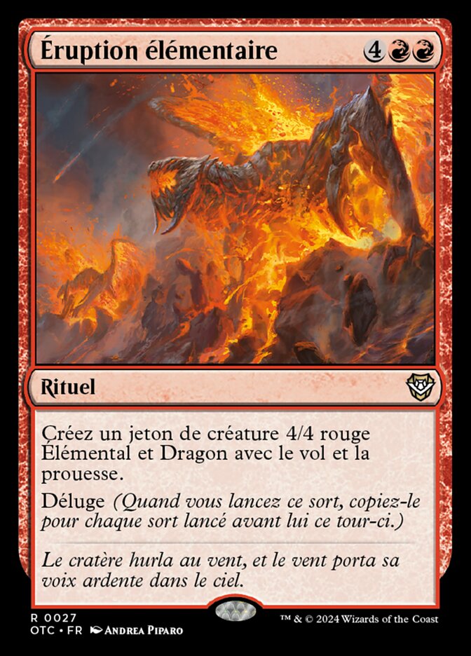 Éruption élémentaire