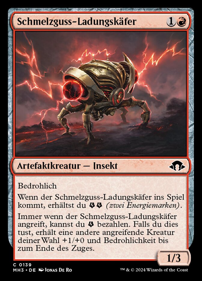 Schmelzguss-Ladungskäfer