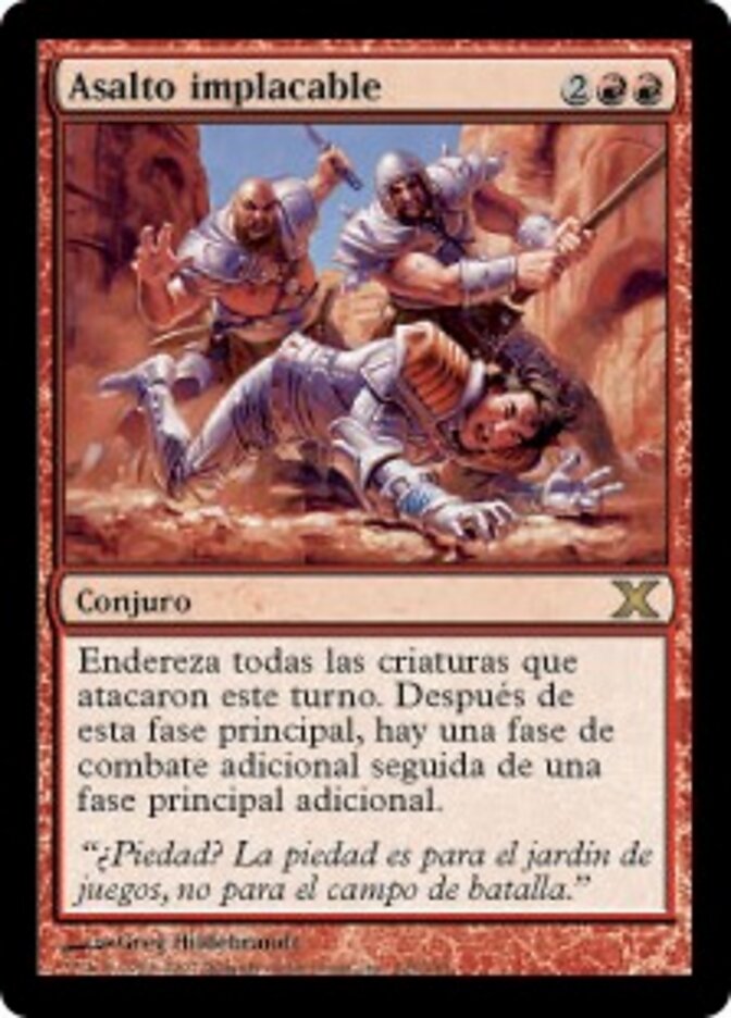 Asalto implacable