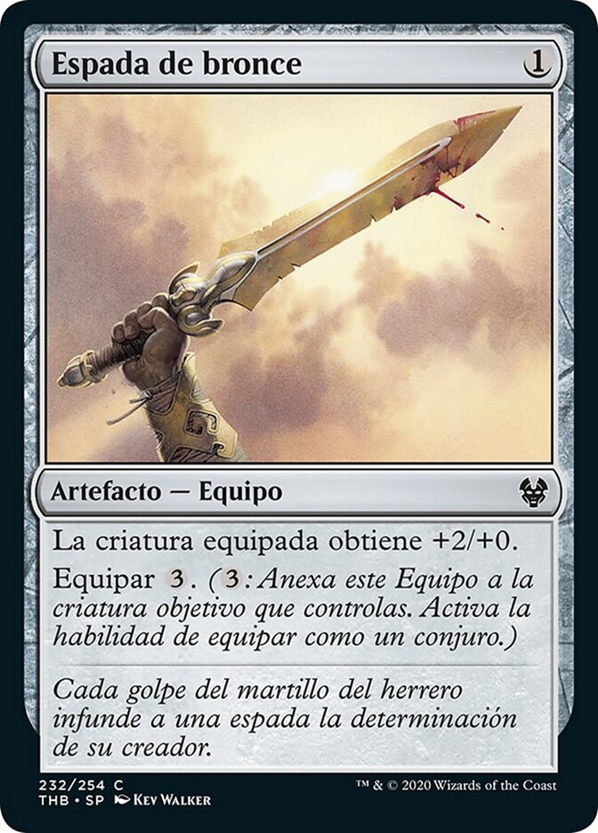 Espada de bronce