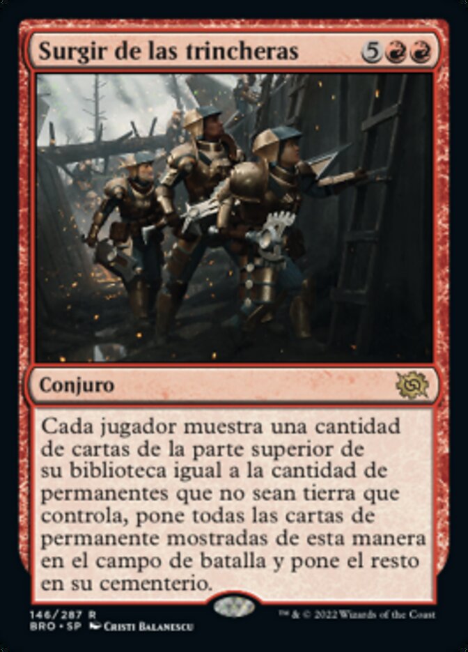 Surgir de las trincheras