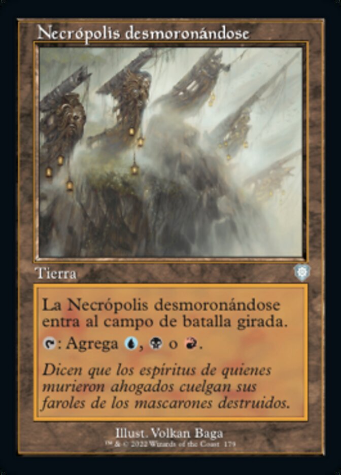 Necrópolis desmoronándose