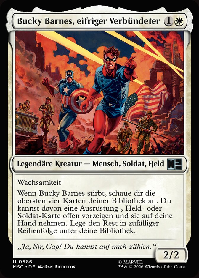 Bucky Barnes, eifriger Verbündeter