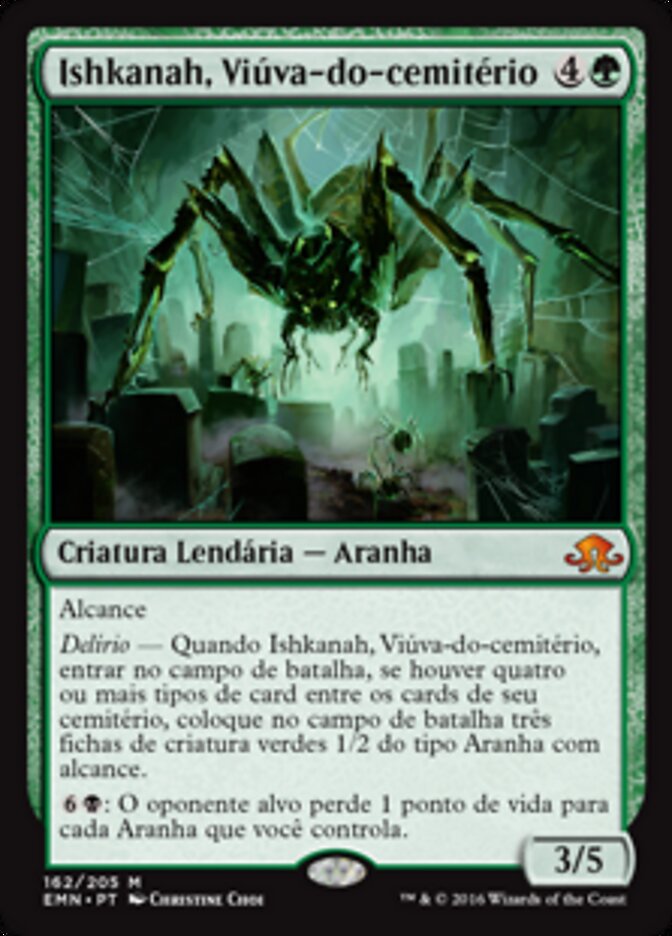 Ishkanah, Viúva-do-cemitério