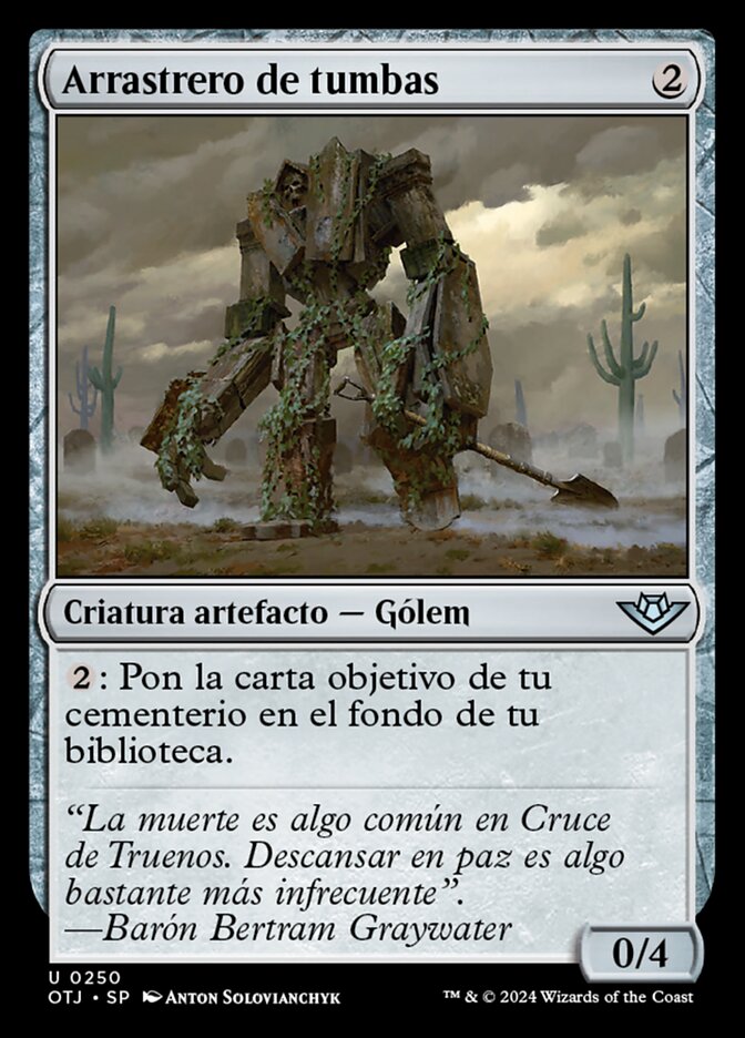Arrastrero de tumbas