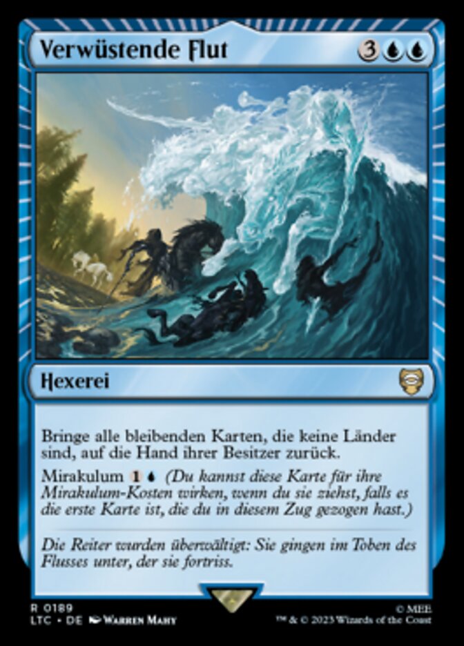 Verwüstende Flut