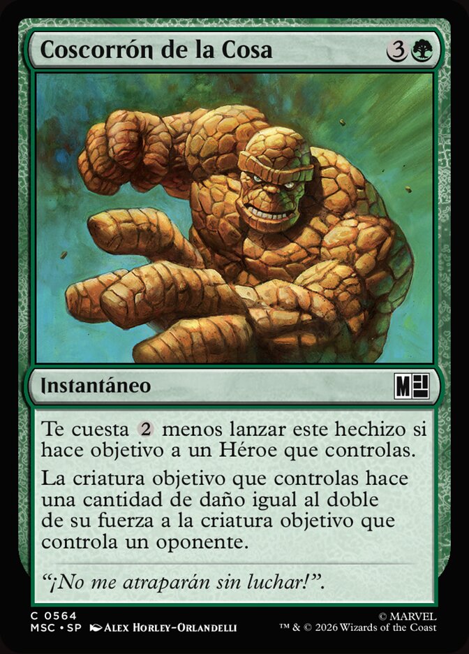 Coscorrón de la Cosa