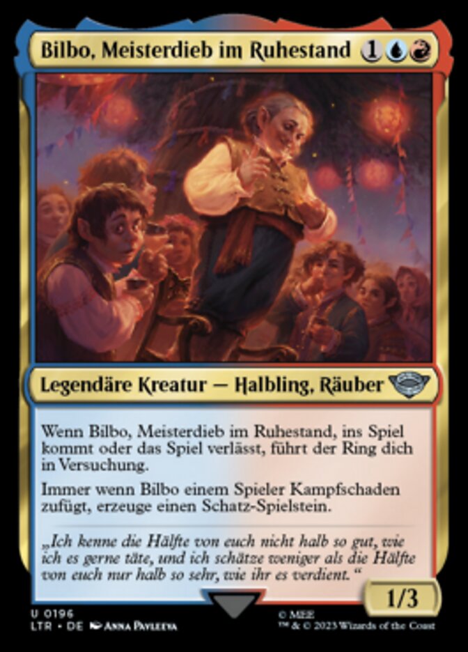 Bilbo, Meisterdieb im Ruhestand