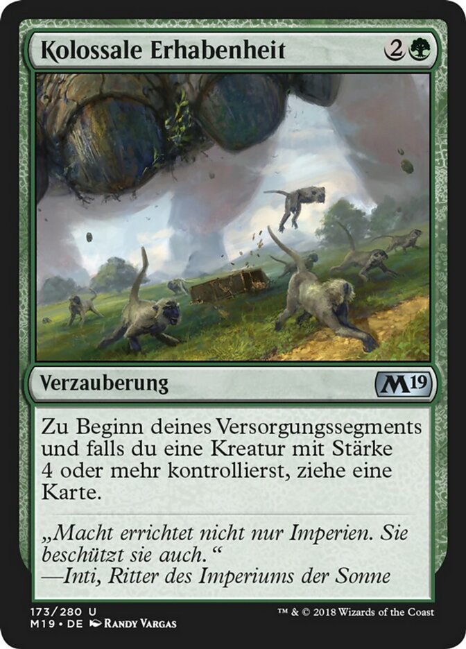 Kolossale Erhabenheit
