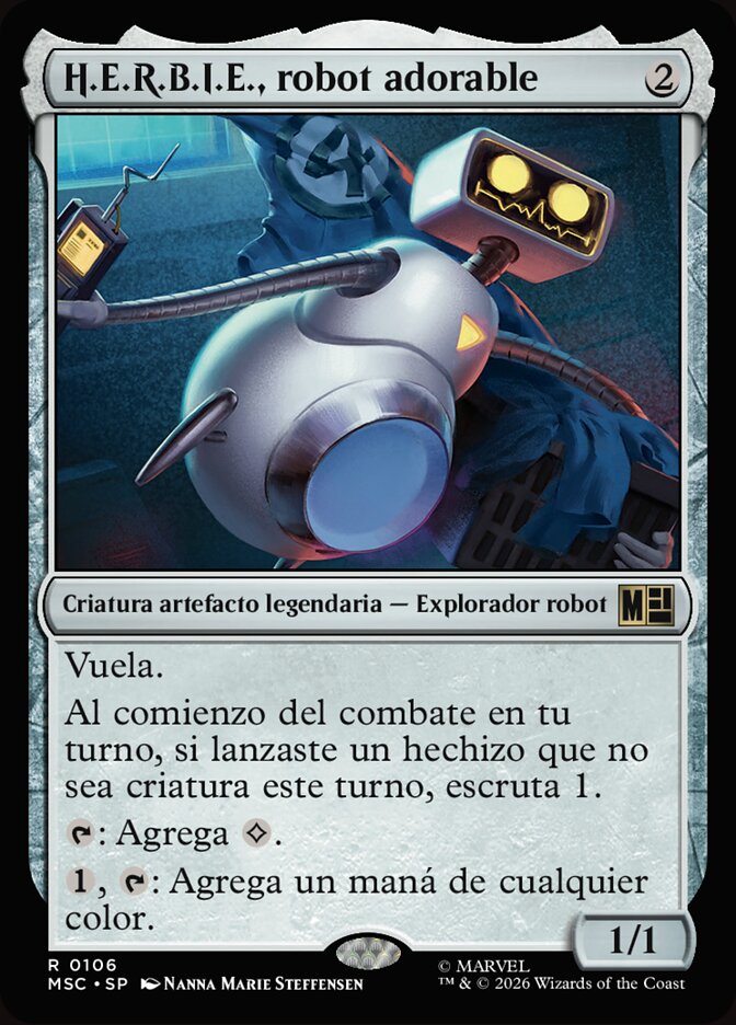 H.E.R.B.I.E., robot adorable