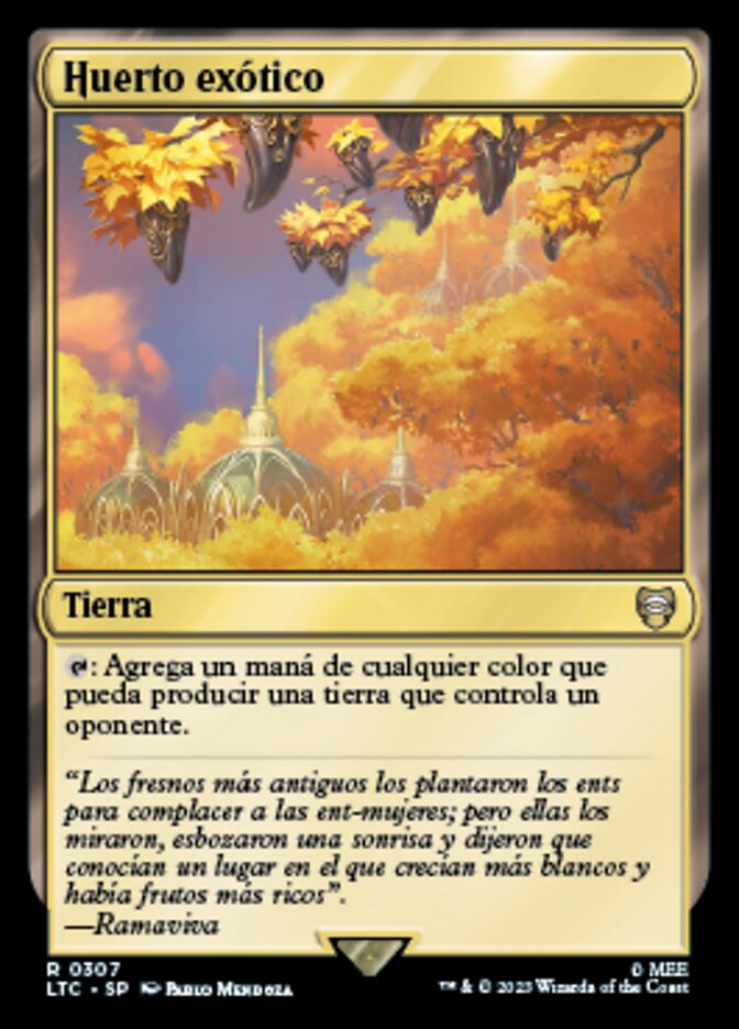 Huerto exótico