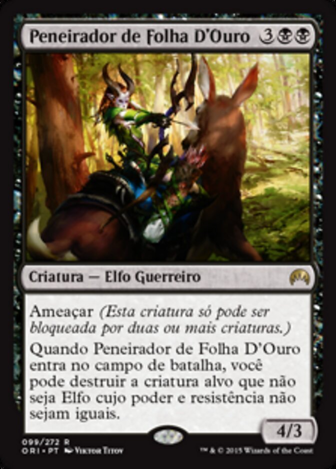Peneirador de Folha D'Ouro