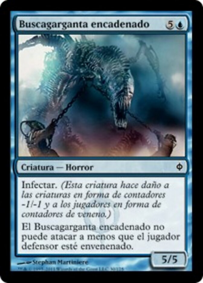 Buscagarganta encadenado