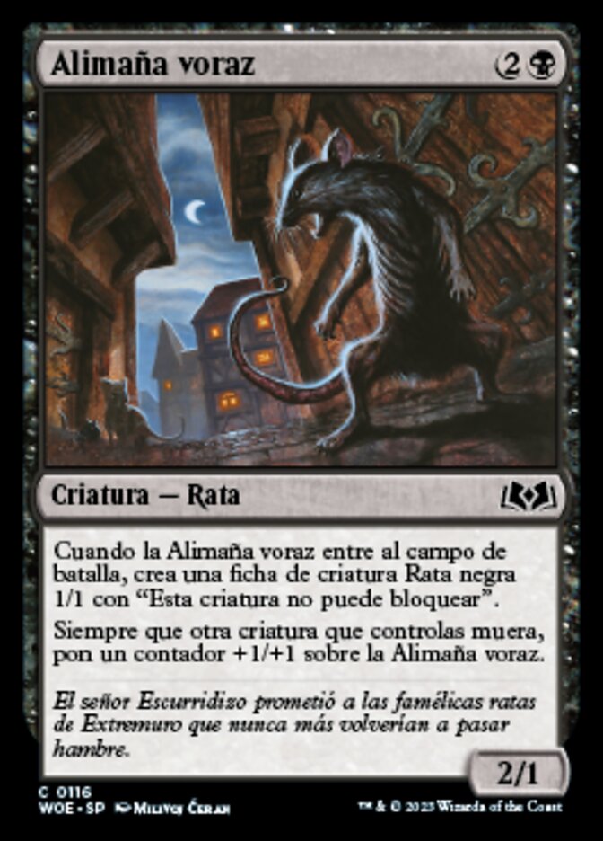 Alimaña voraz