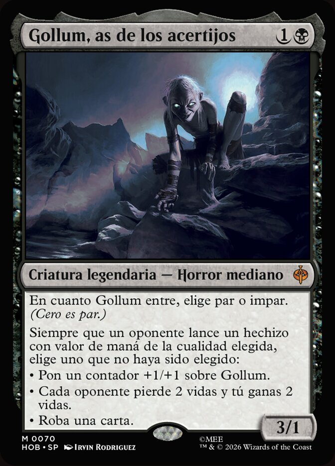 Gollum, as de los acertijos