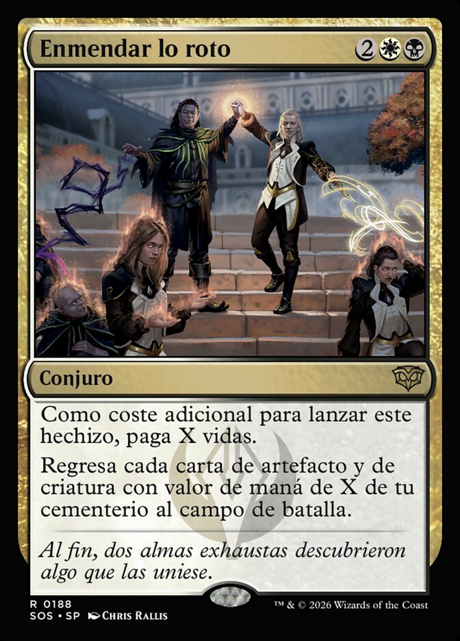 Enmendar lo roto