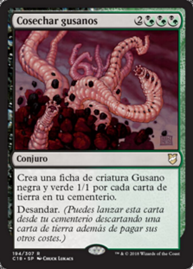 Cosechar gusanos