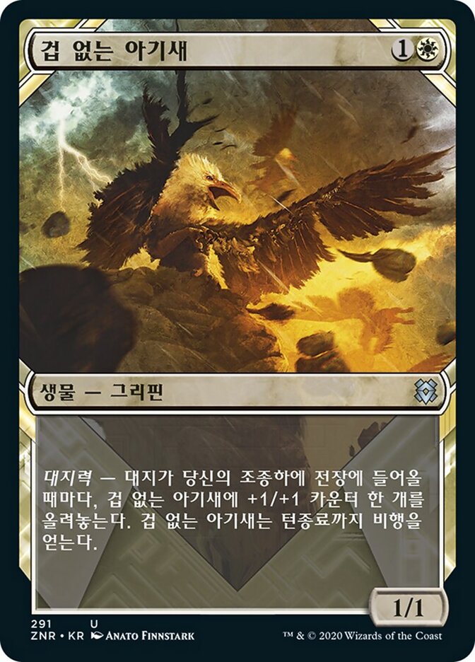 겁 없는 아기새