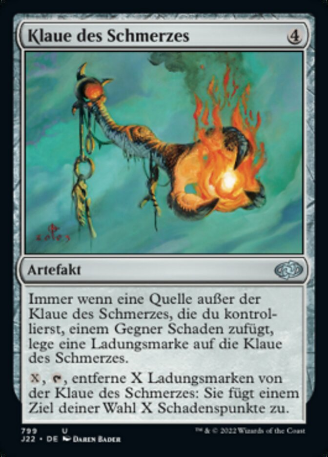 Klaue des Schmerzes