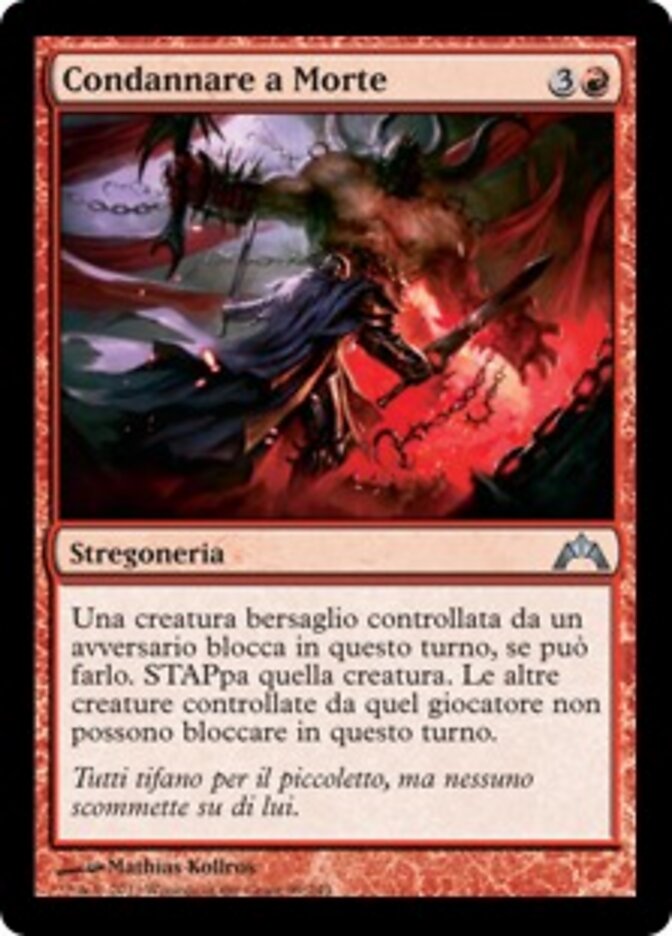 Condannare a Morte