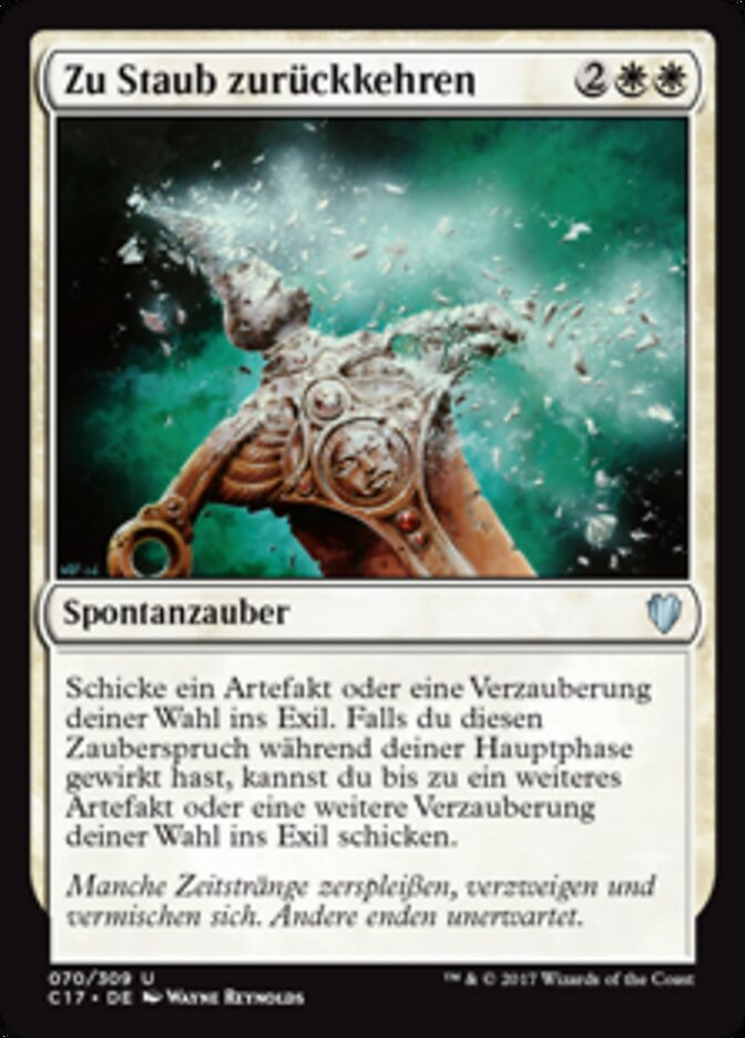 Zu Staub zurückkehren