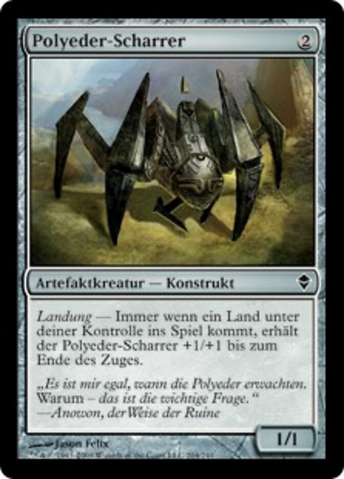 Polyeder-Scharrer