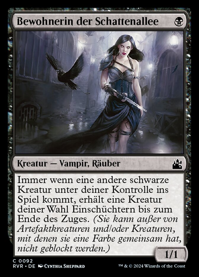 Bewohnerin der Schattenallee