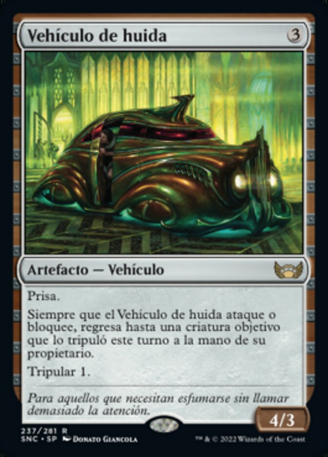 Vehículo de huida