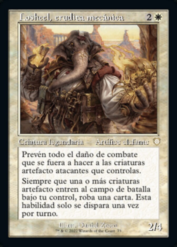 Losheel, erudita mecánica