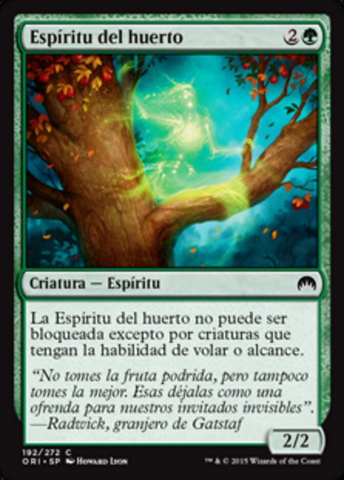Espíritu del huerto